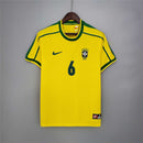 Brazil Retro Home 1998 Jersey