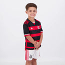 Kids Kit Flamengo Home Jersey 2024/25