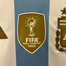 Argentina Home Kids Kit 2024 - Patch Fifa World Champions 2022