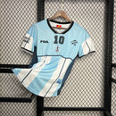 Argentina 2001 Diego Maradona Testimonial Retro Jersey