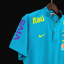 Brazil 21/22 Polo Light Blue Jersey