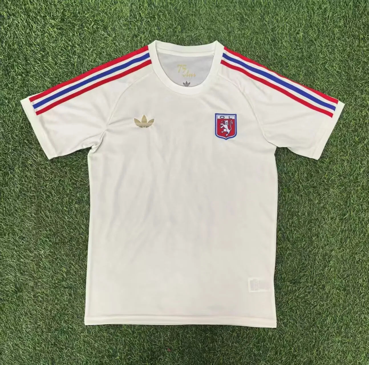 Olympique Lyonnais 75th Anniversay White T-Shirt 2025/26