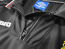 Mens Manchester United Retro Black Jersey 1998/99
