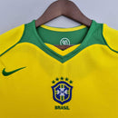 Brazil Retro Home 2004 Jersey