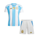 Argentina Home Kids Kit 2024 - Patch Fifa World Champions 2022