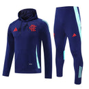 Mens Flamengo Hoodie Sweatshirt + Pants Training Suit Royal 2024/25