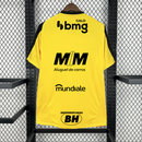 Atletico Mineiro 2025/26 Training Jersey Yellow Full Sponsor