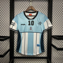 Argentina 2001 Diego Maradona Testimonial Retro Jersey