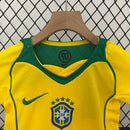 Brazil Away Retro Kids Kit 2004