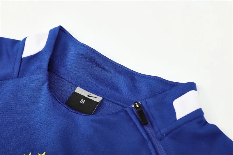 Brazil Retro Training Top Blue 2002