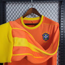 Brazil Goalkeeper Long Sleeve 1998 Orange