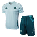 Cruzeiro Short Training Suit Light Green Kit 2025/26