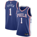 James Harden Philadelphia 76ers 20222 NBA Jersey - Icon Edition - Royal