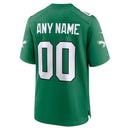 Philadelphia Eagles - Kelly Alternate Custom NFL Game Jersey - Green