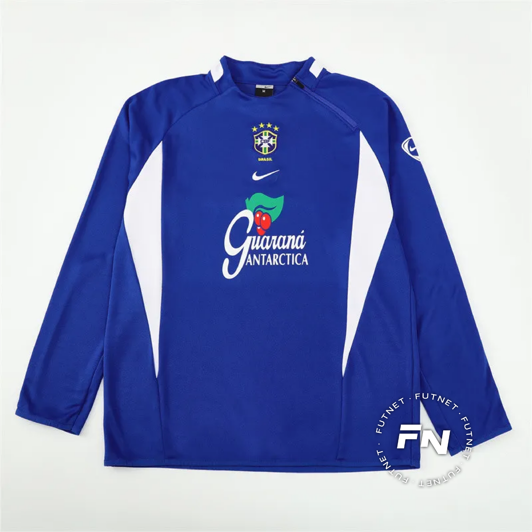 Brazil Retro Training Top Blue 2002