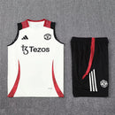 Mens Manchester United Singlet Suit White 2024/25