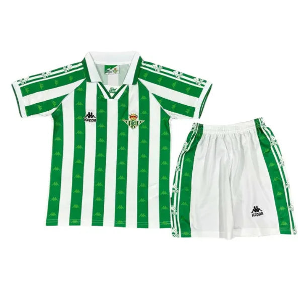 Kids Retro Real Betis Home Jersey 1995/97