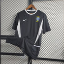 Brazil Retro Goalkeeper Black 2002 Jersey