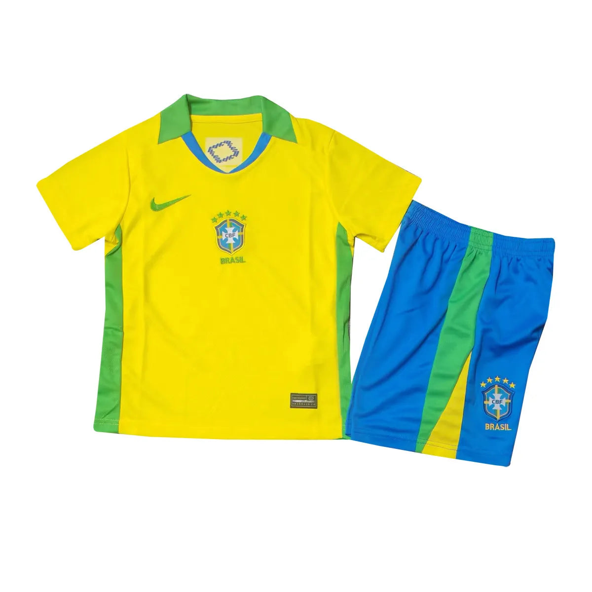 Kids Kit Brazil Home Jersey Fan 2025/26