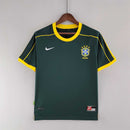 Brazil Retro Goalkeeper Green 1998 Jersey