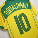Brazil Retro Home 2004 Jersey