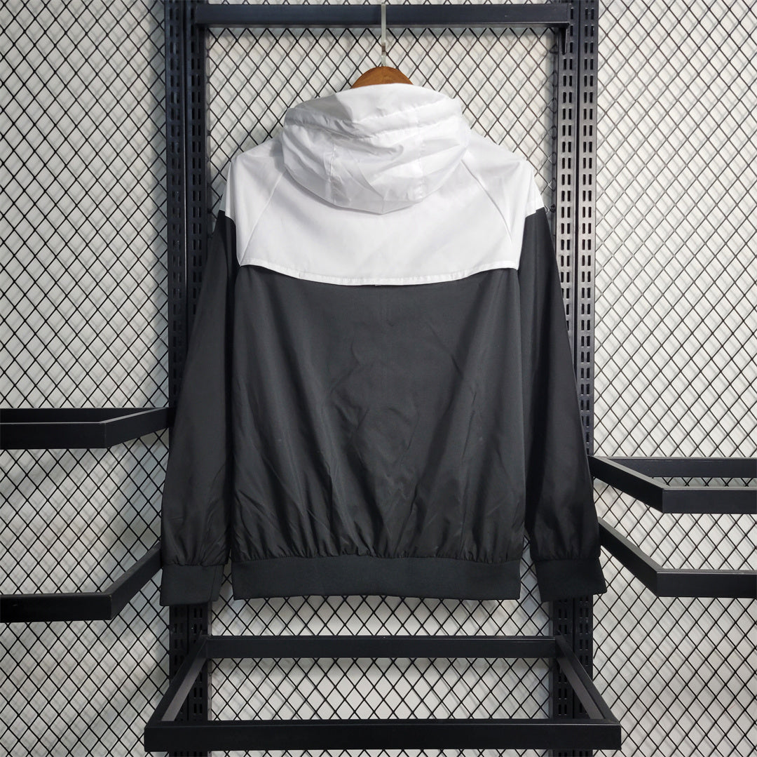 Corinthians All Weather Windrunner Jacket White - Black 2023/24