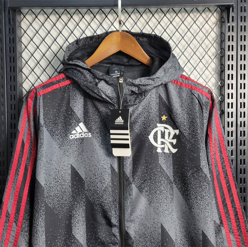 Flamengo Windbreaker Jacket Gray - Corta Vento