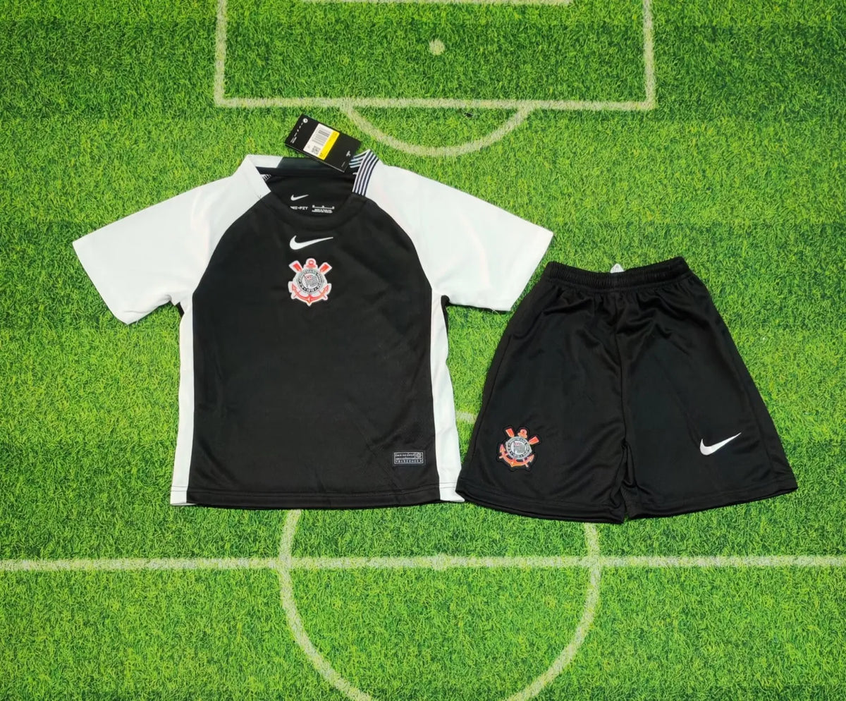 Corinthians 2025/26 Away Kids Kit