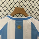Argentina Home Kids Kit 2024 - Patch Fifa World Champions 2022