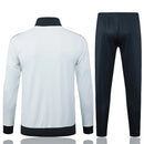 Mens Juventus Jacket + Pants Training Suit Light Grey 2024/25
