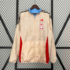 Tigres Beige&Blue Trench Coat Reversible Windbreaker Double-Sides Jacket 2024/25