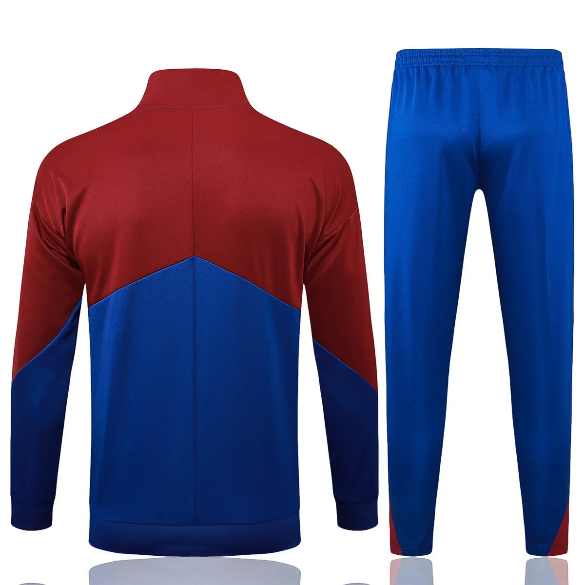 Mens Barcelona Jacket + Pants Training Suit Blue 2024/25