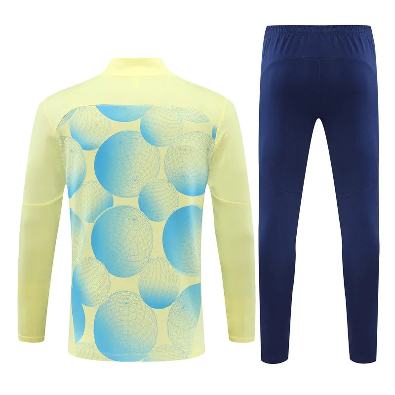Mens Manchester City Training Suit Yellow 2024/25