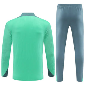 Mens Tottenham Hotspur Training Suit Green 2024/25