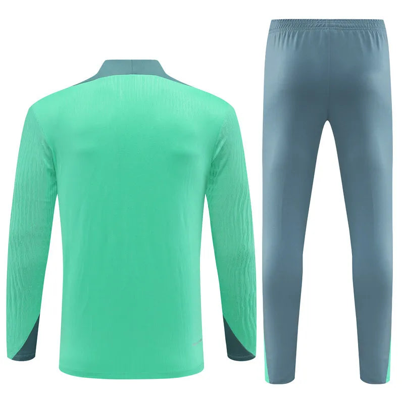 Mens Tottenham Hotspur Training Suit Green 2024/25