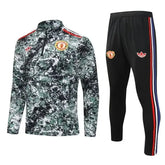 Mens Manchester United Training Suit Green-Black 2024/25