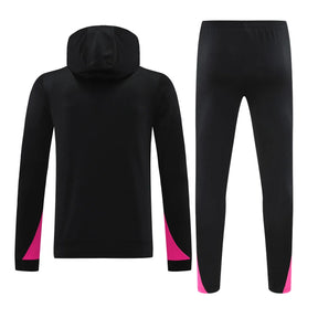 Mens Chelsea Hoodie Sweatshirt + Pants Training Suit Black 2024/25