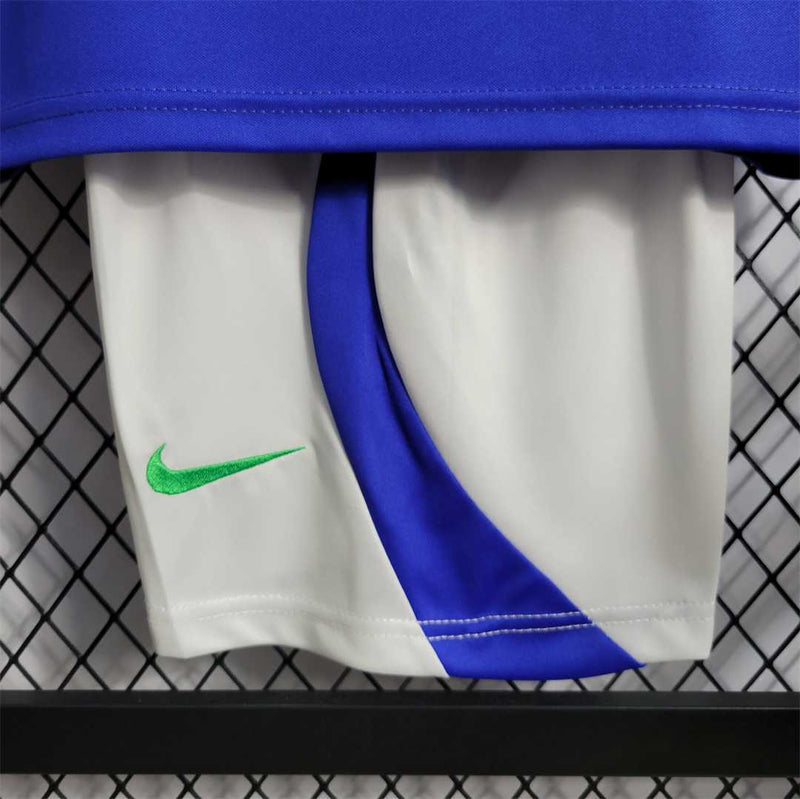 Brazil Away Retro Kids Kit 2022