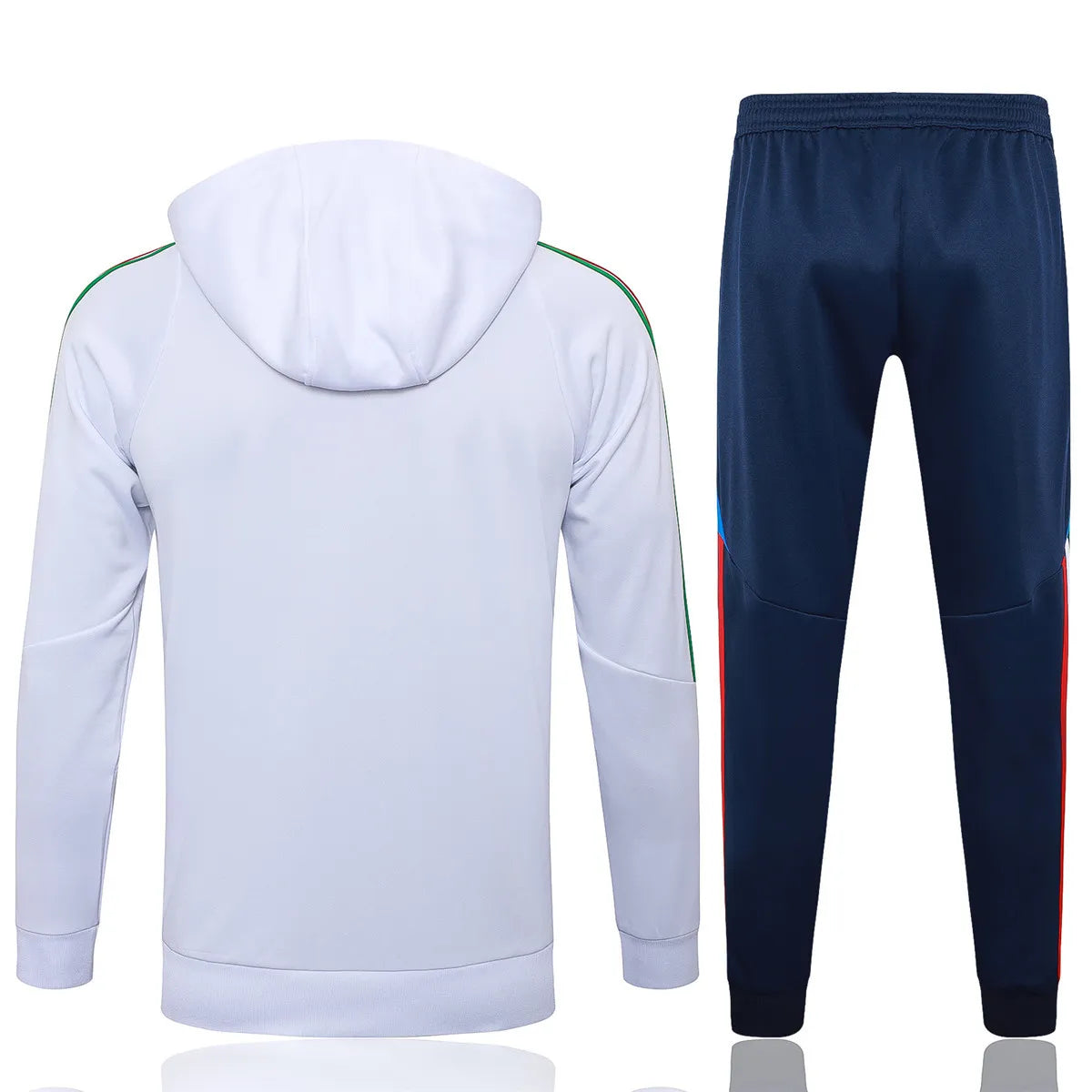 Mens Italy Hoodie Sweatshirt + Pants Training Suit White 2024