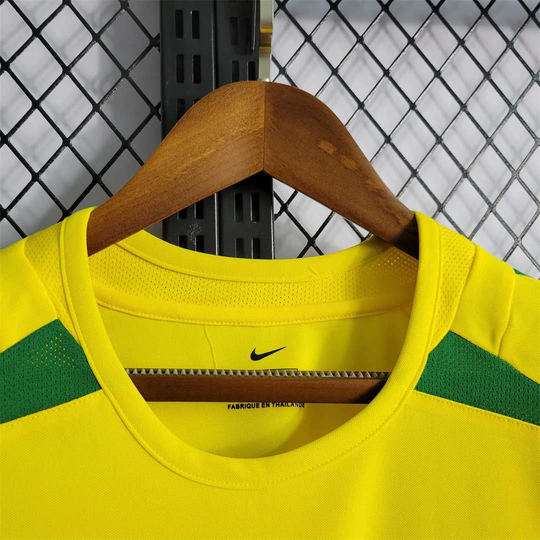 Brazil Retro Home 2002 Jersey