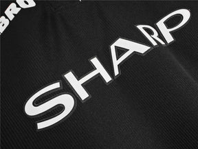 Mens Manchester United Retro Black Jersey 1998/99