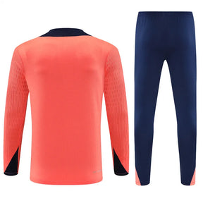 Mens Barcelona Training Suit Orange 2024/25