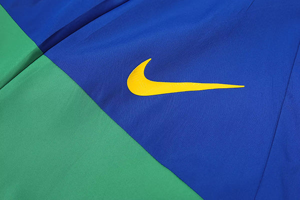 Brazil 2024 Blue Windbreaker Jacket