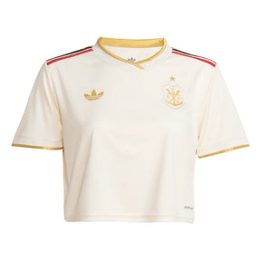 Cropped Flamengo Feminina Jogo 3 Adidas 2025