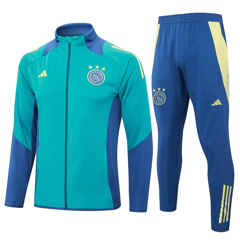 Mens Ajax Jacket + Pants Training Suit Green 2024/25