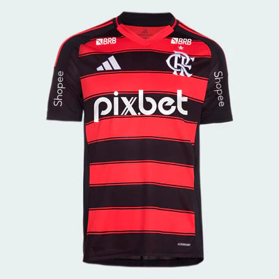 Flamengo Home Jersey 2025/26 Full Sponsor