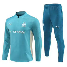 Mens Olympique Marseille Training Suit Green 2024/25