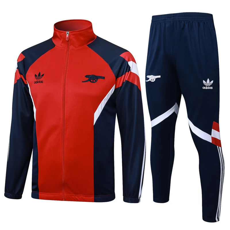 Mens Arsenal Jacket + Pants Training Suit Red II 2024/25