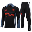 Mens Manchester United Training Suit Black 2024/25