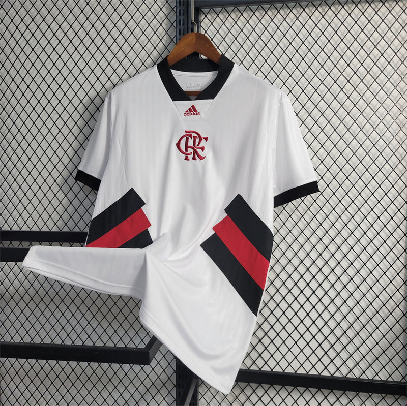 Flamengo Off White Soccer Jersey 2023/24